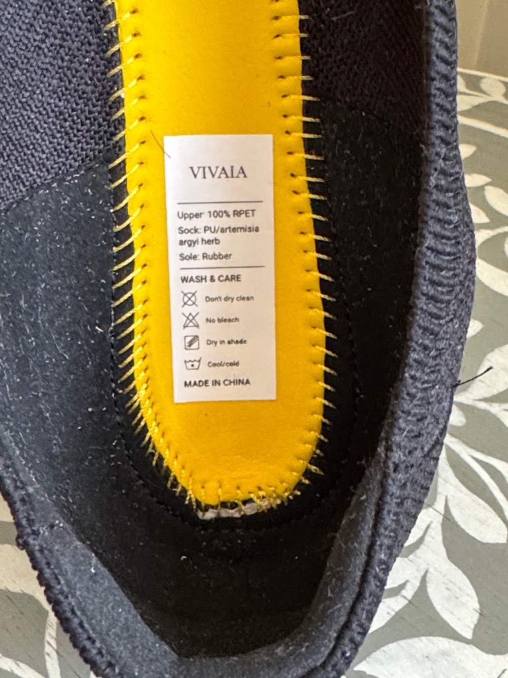 VIVAIA Black Knit Slip-On Ballet Flats sz 9.5 - Picture 10 of 10